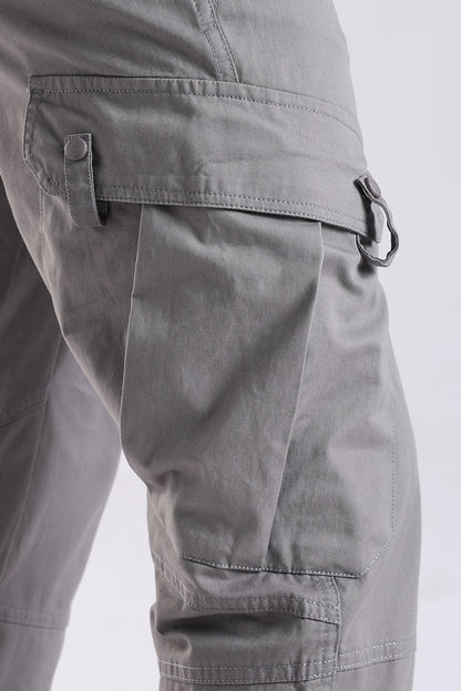 Slim Fit Cargo Pants Lt Grey