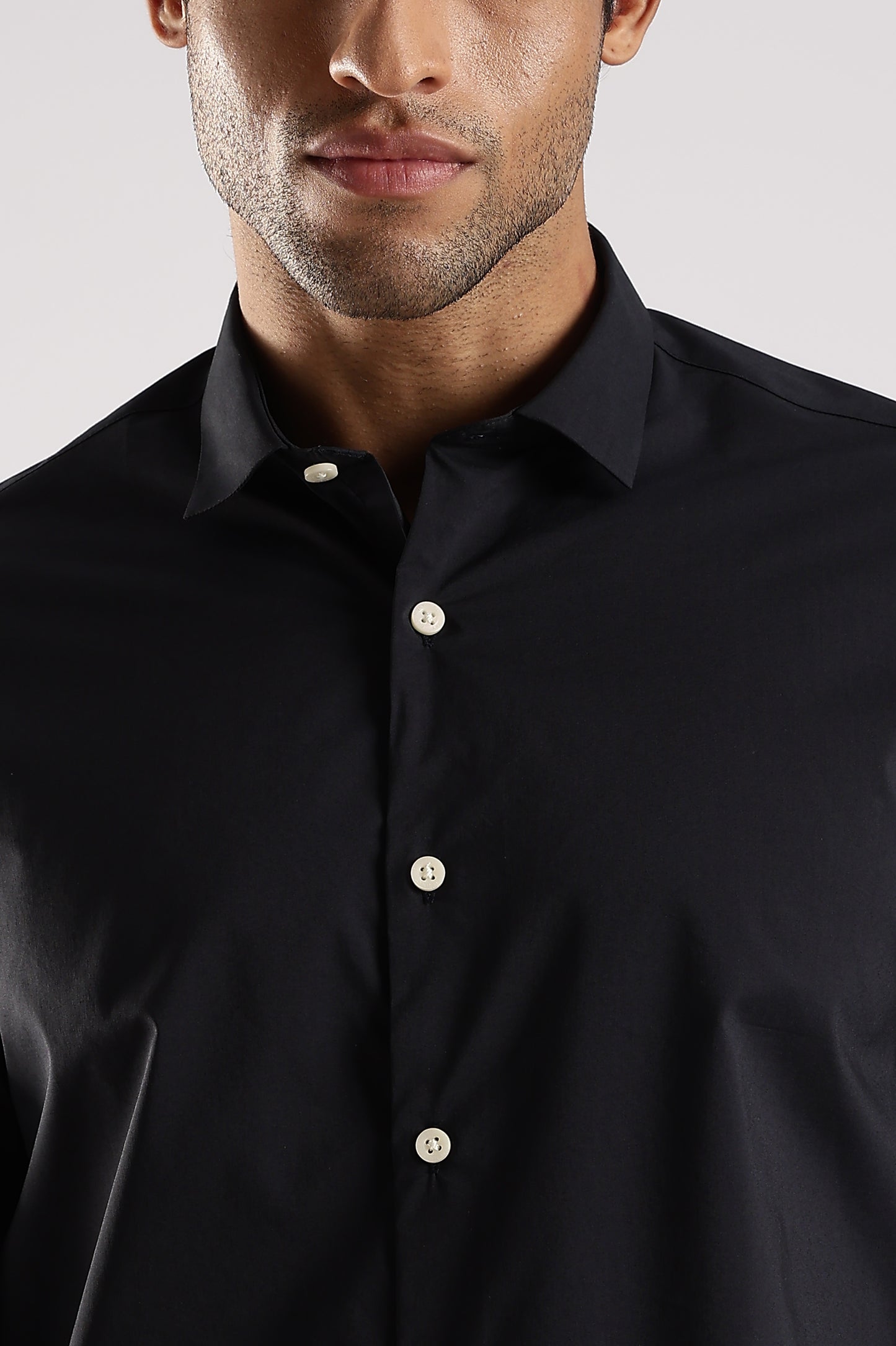 100% Cotton Slim Fit Shirt Navy