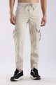 Slim Fit Cargo Pants Cream