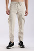 Slim Fit Cargo Pants Cream