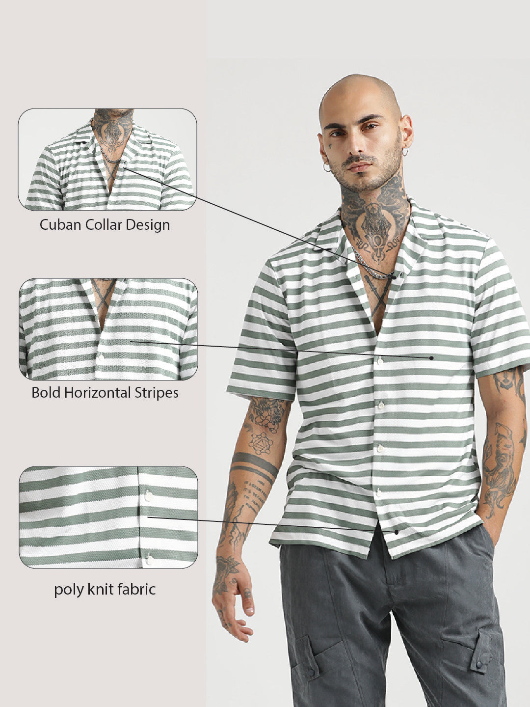 Relaxed Knit Shirt Green