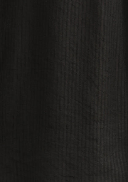 Textured Nylon Shirt Black