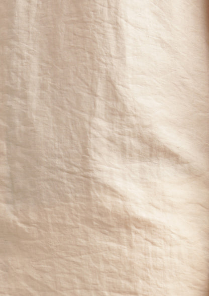 Mandarin Collar Nylon Shirt Peach