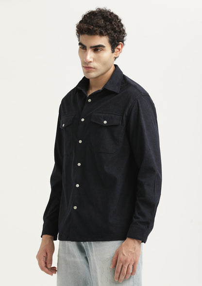 Corduroy Overshirt Navy