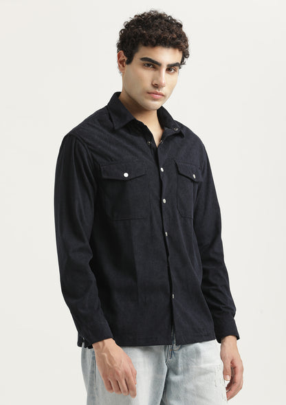 Corduroy Overshirt Navy