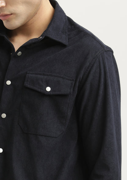Corduroy Overshirt Navy
