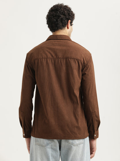 Corduroy Overshirt Brown