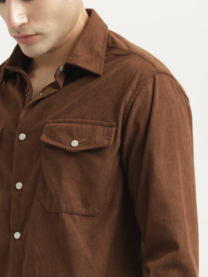 Corduroy Overshirt Brown