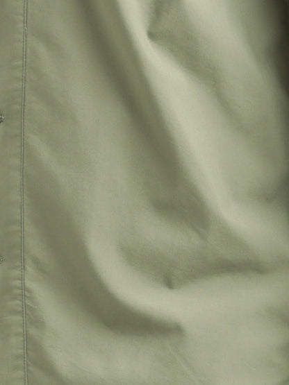 Double Pocket Drop Shoulder Shirt Green