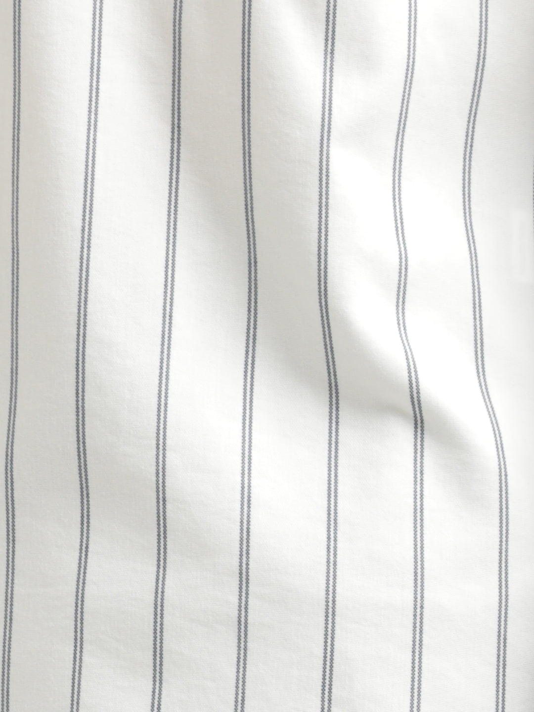 Striped Oxford Lycra Shirt White