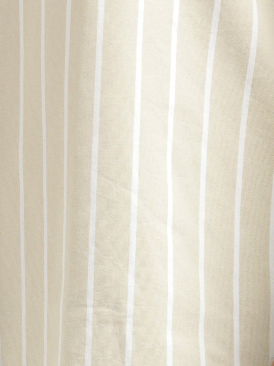 Striped Oxford Lycra Shirt Beige