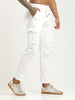 Cotton Cargo Trousers White