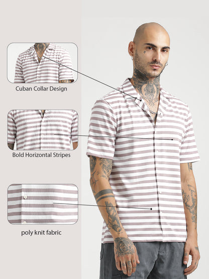 Relaxed Knit Shirt Pink