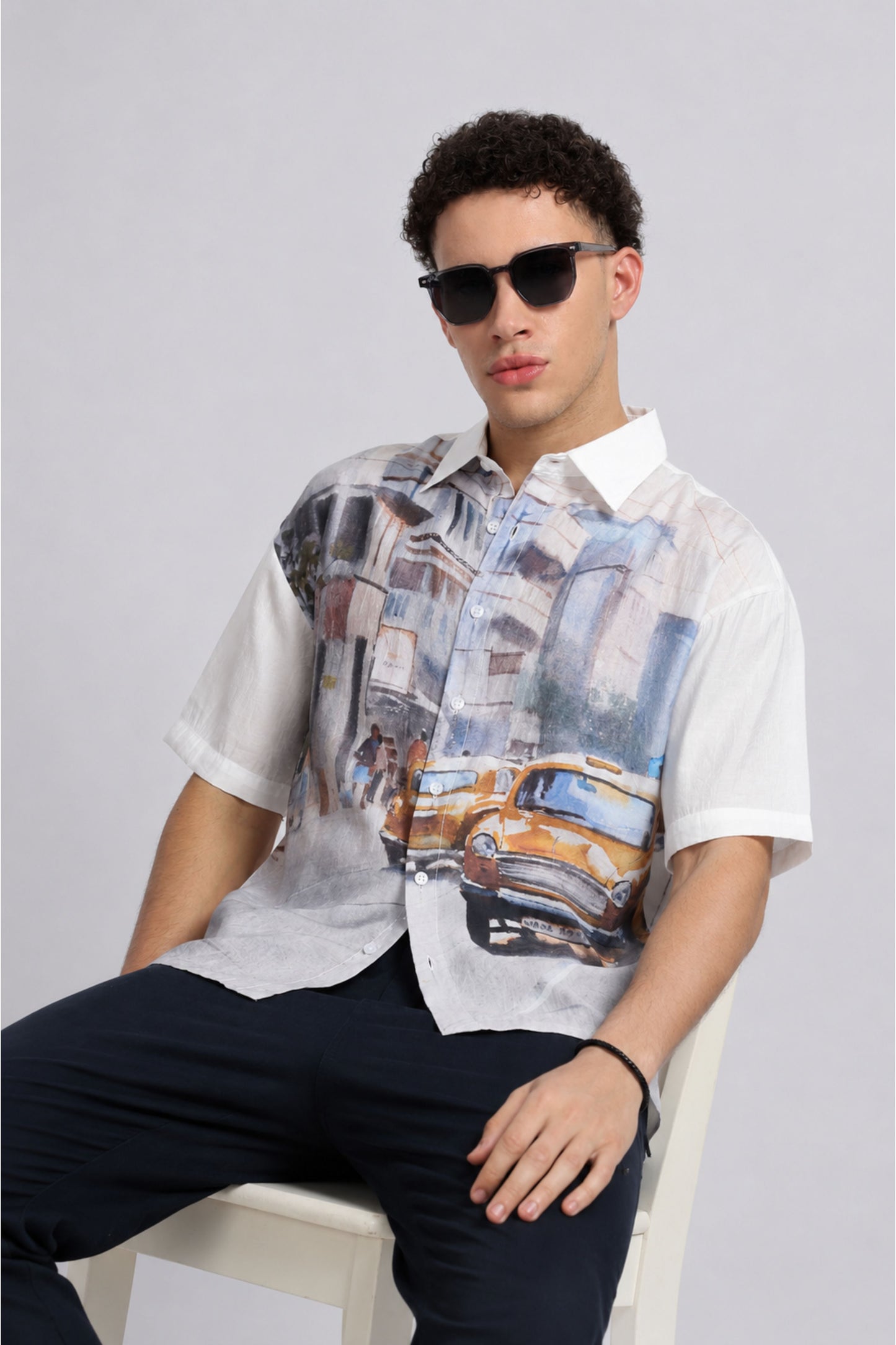 "Brand Ambassador" Oversized Print Shirt