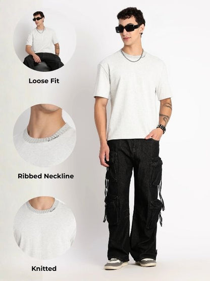 Comfortable Everyday Wear Grey T-Shirt