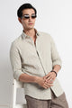 Textured Embroidered Shirt Lt Green