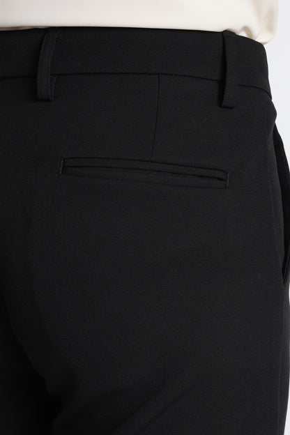 Modern Casual Trousers Black