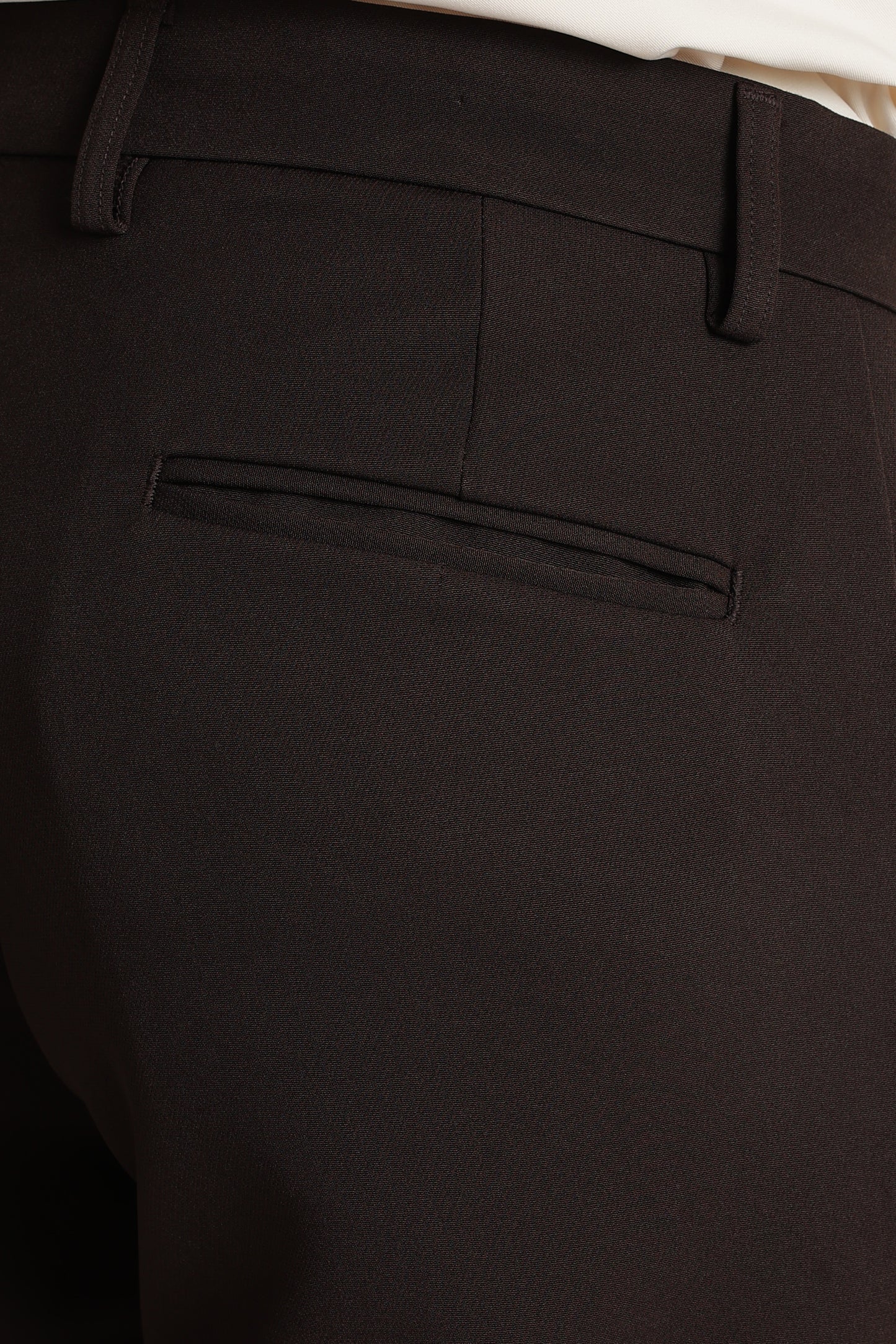 Modern Casual Trousers Dk Brown