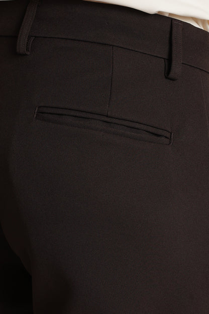 Modern Casual Trousers Dk Brown