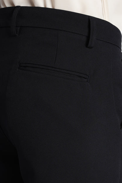 Modern Casual Trousers Navy