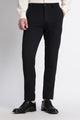Modern Casual Trousers Navy