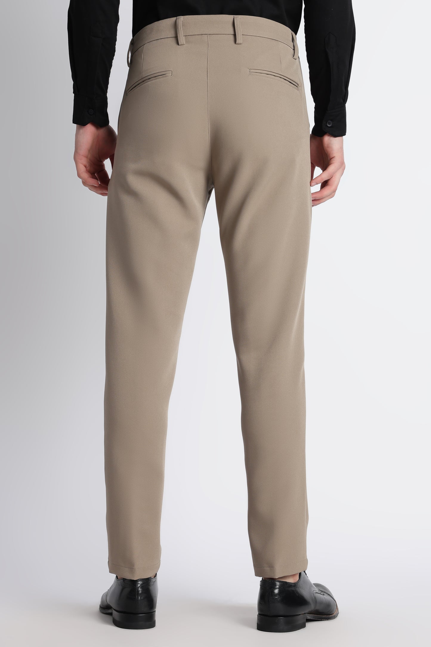 Modern Casual Trousers Olive