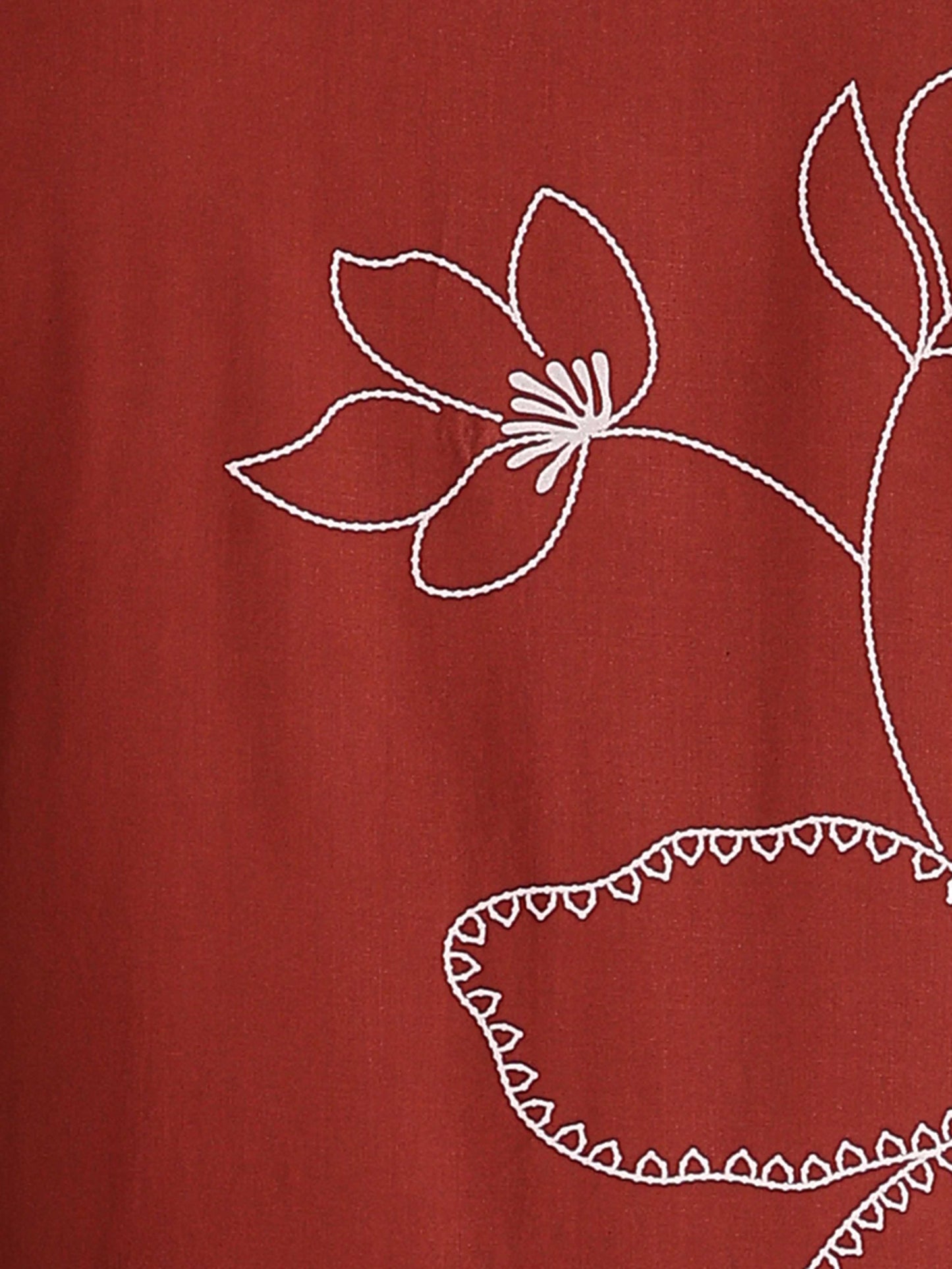 Stylish Floral Printed Rayon Shirt Brown