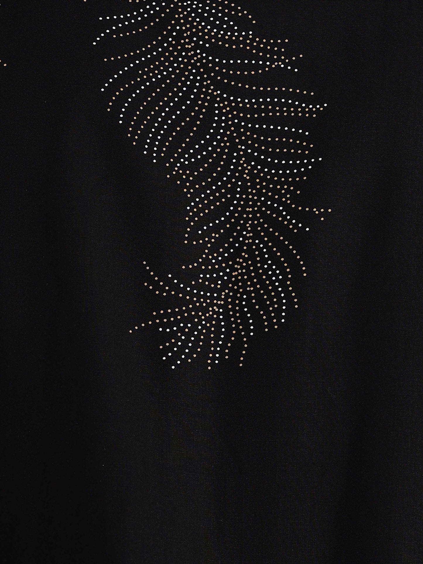 Stylish Floral Printed Rayon Shirt Black