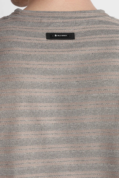 Comfortable Casual Wear T-shirt Dk Grey