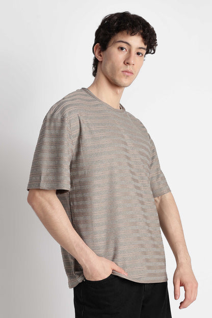 Comfortable Casual Wear T-shirt Dk Grey