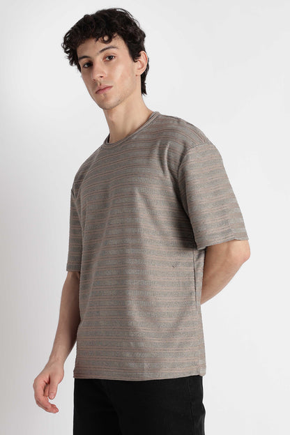 Comfortable Casual Wear T-shirt Dk Grey