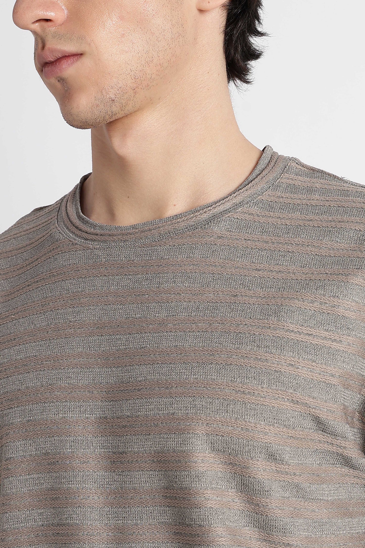 Comfortable Casual Wear T-shirt Dk Grey