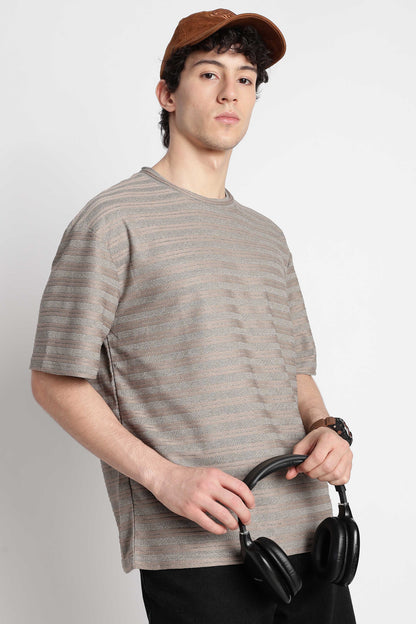 Comfortable Casual Wear T-shirt Dk Grey