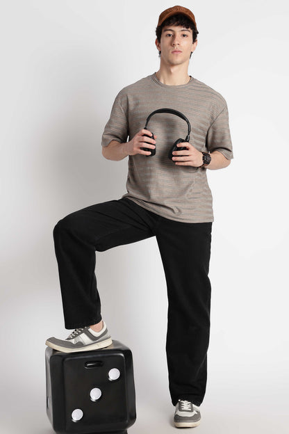 Comfortable Casual Wear T-shirt Dk Grey