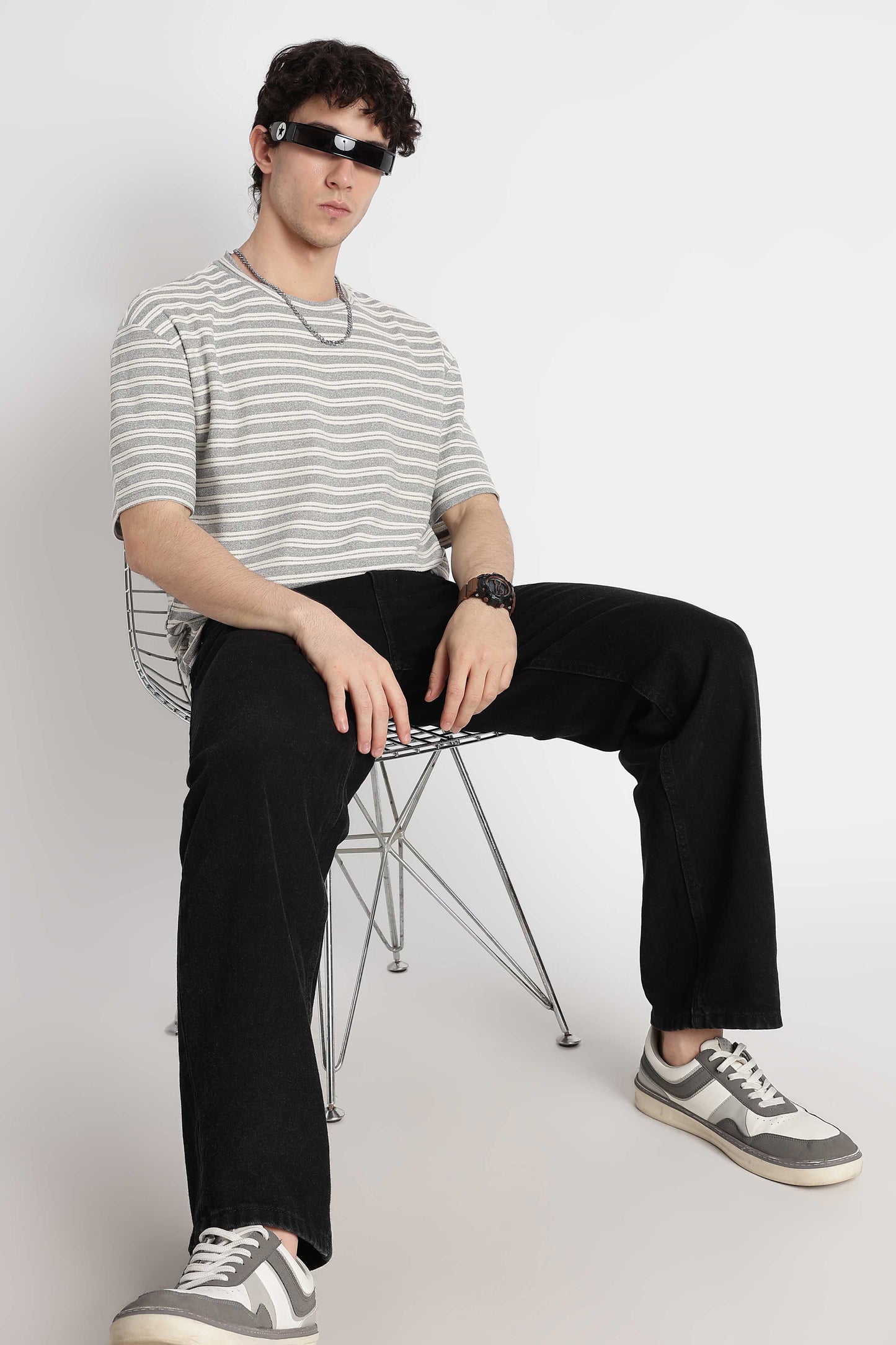 Comfortable Casual Wear T-shirt Grey