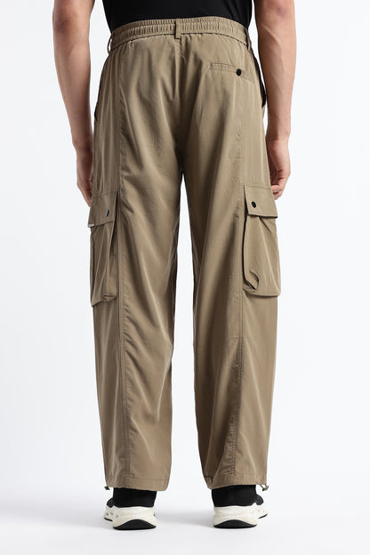 Classic Khaki Drawcord Cargo Pants