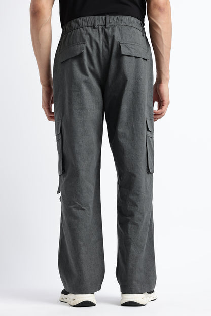 Urban Multi-Pocket Utility Bottoms Lt Grey