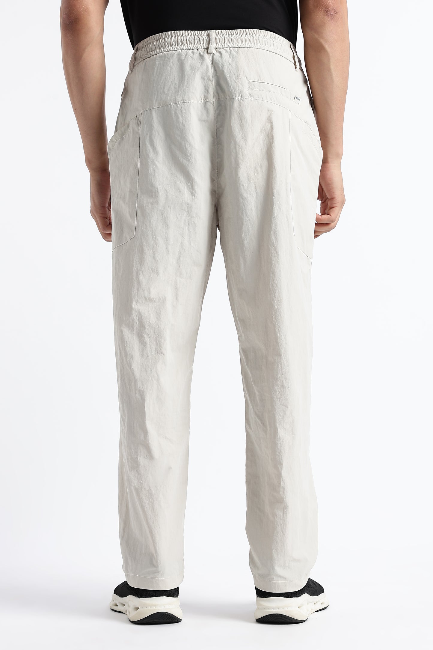 Streetwear Utility Drawcord Bottoms Cream