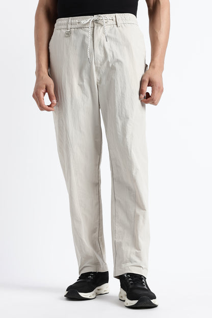 Streetwear Utility Drawcord Bottoms Cream