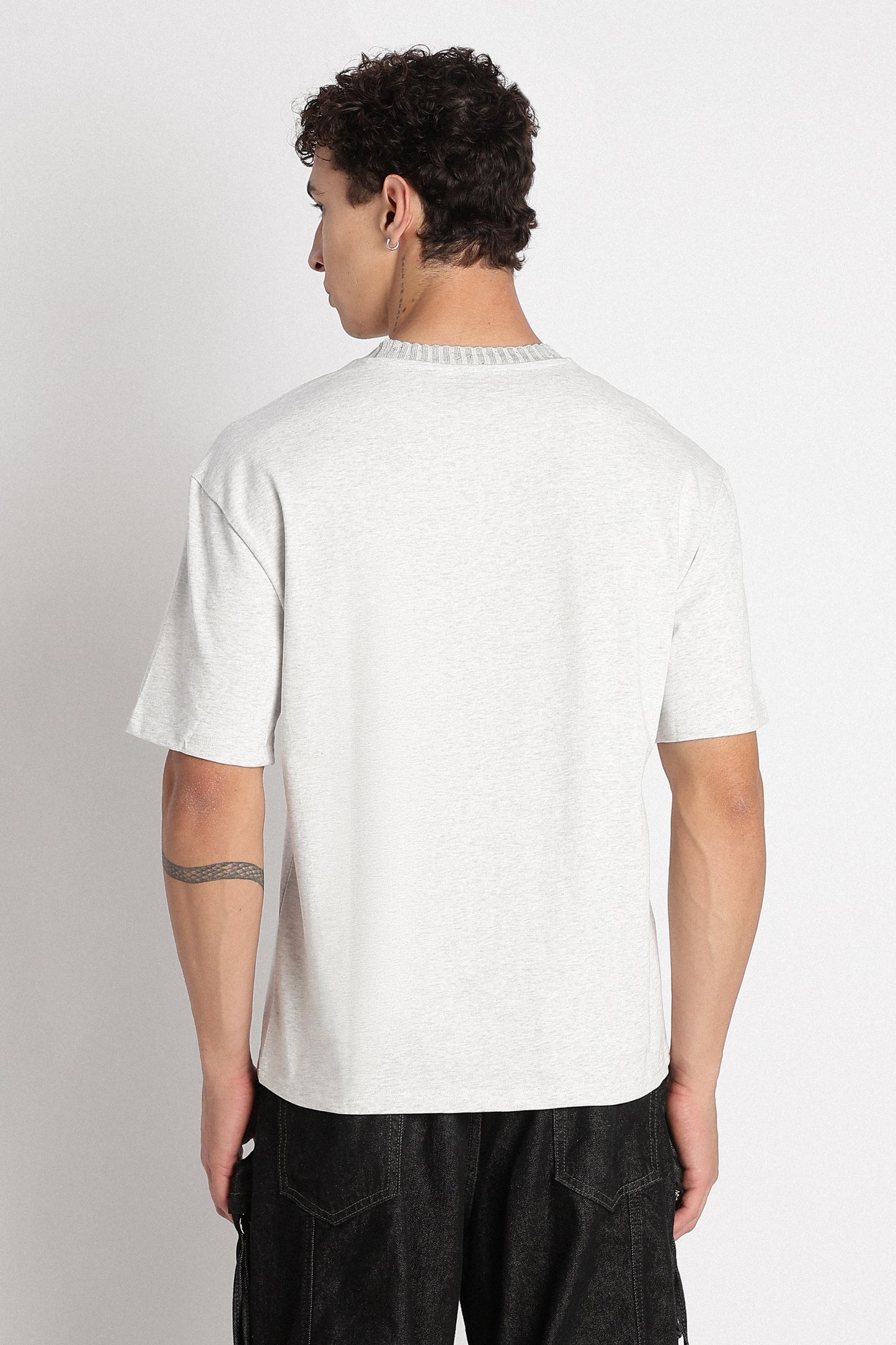 Comfortable Everyday Wear Grey T-Shirt
