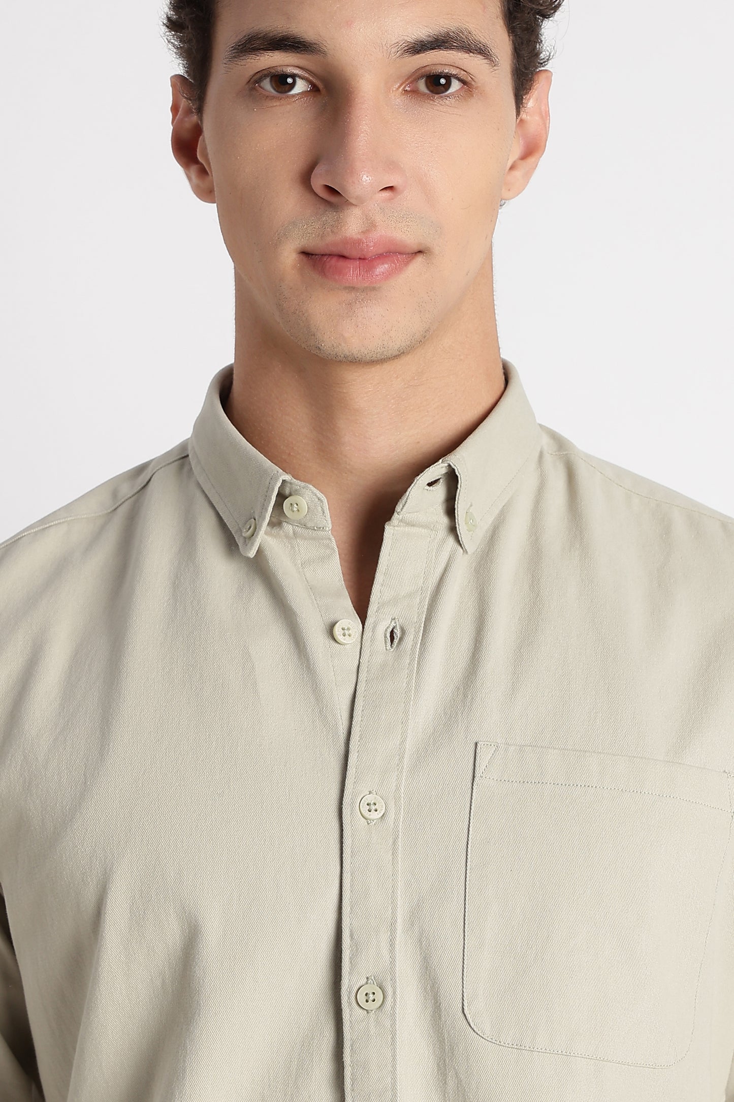 Everyday Essential Solid Shirt P Green