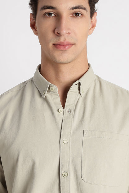 Everyday Essential Solid Shirt P Green