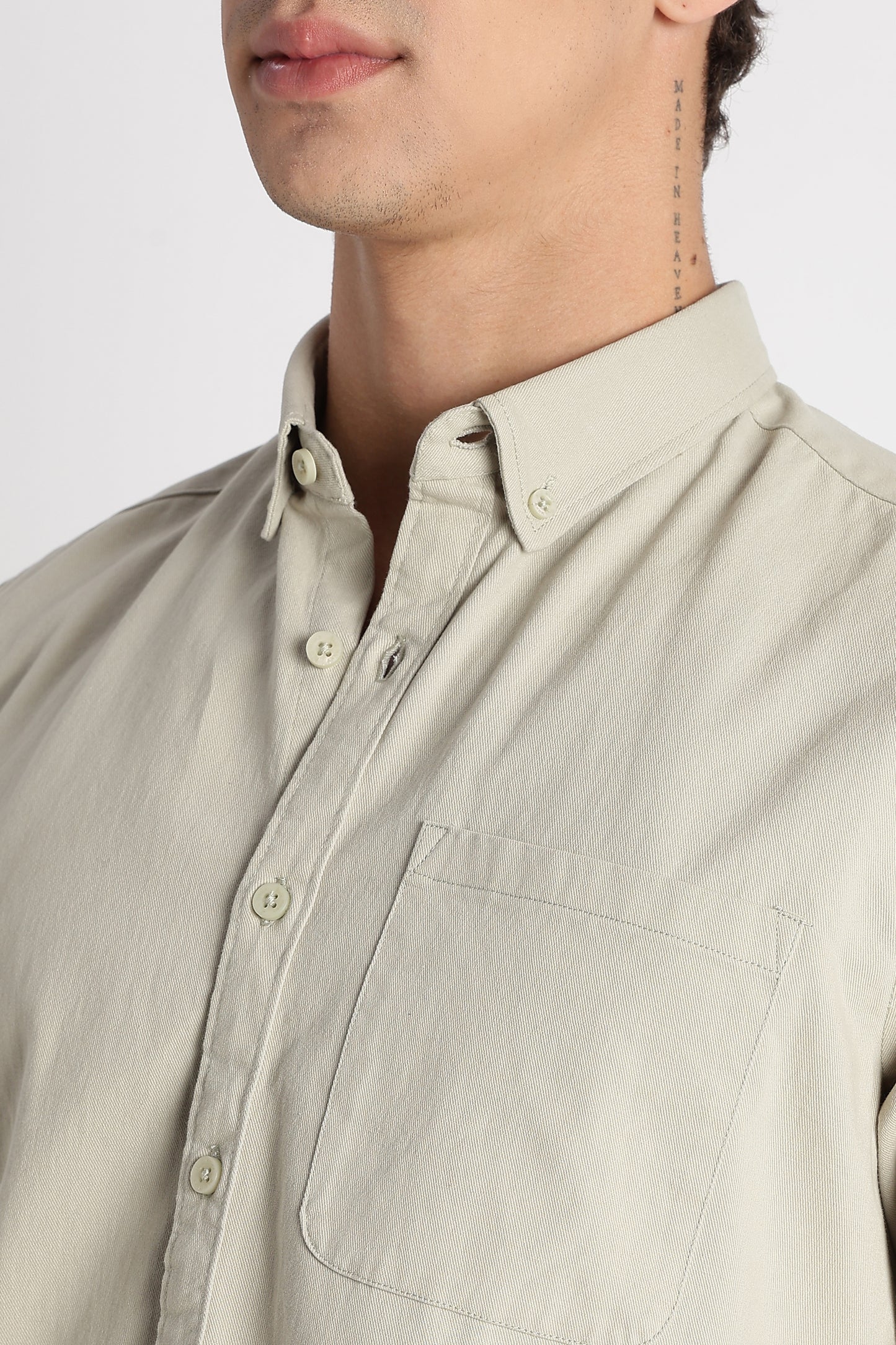 Everyday Essential Solid Shirt P Green