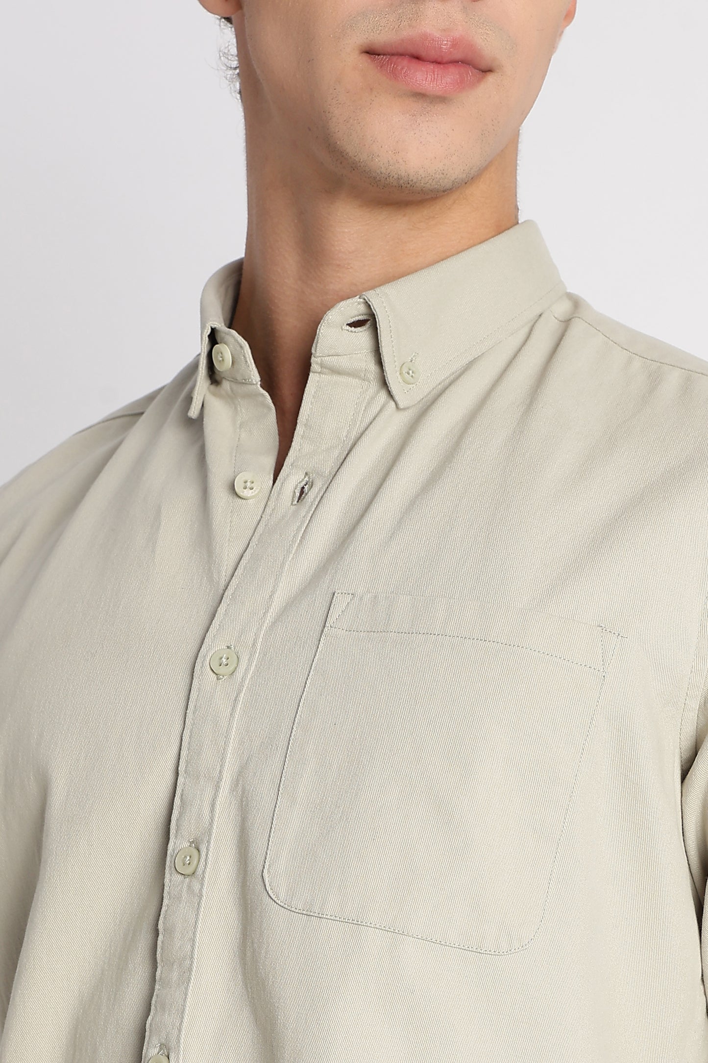 Everyday Essential Solid Shirt P Green