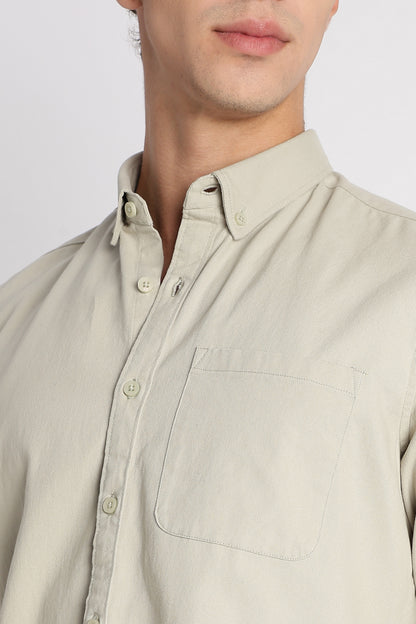 Everyday Essential Solid Shirt P Green