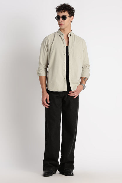 Everyday Essential Solid Shirt P Green