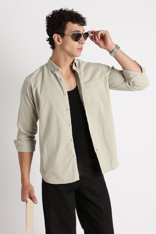 Everyday Essential Solid Shirt P Green