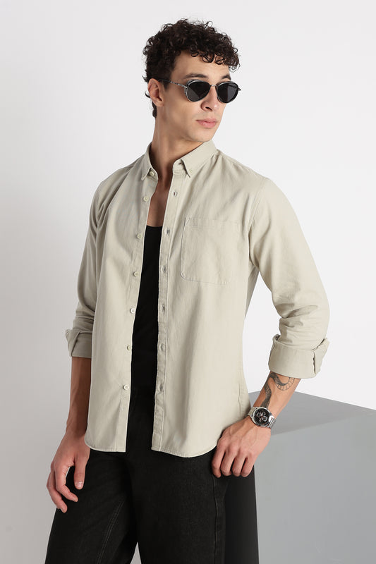 Everyday Essential Solid Shirt P Green