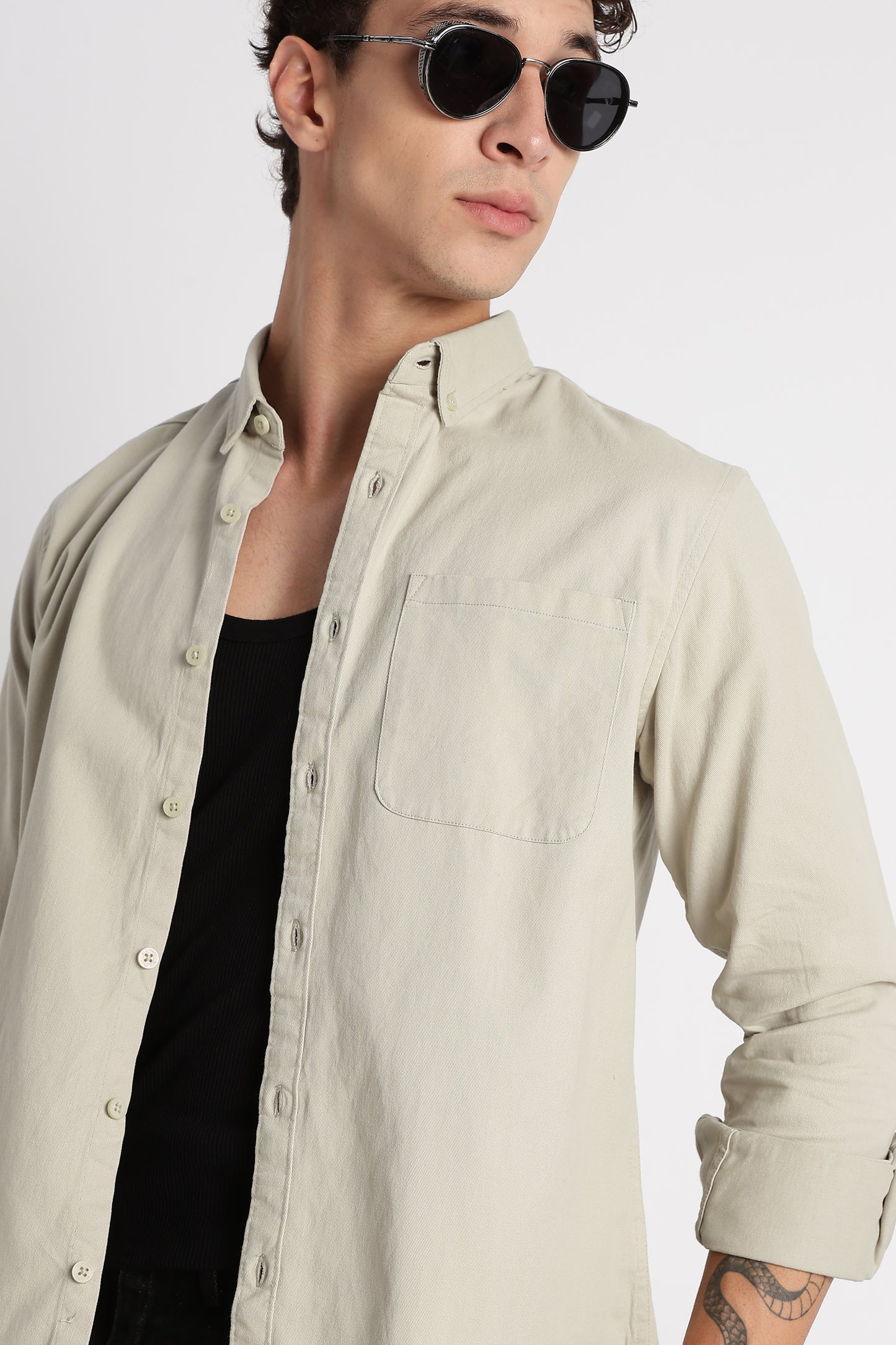 Everyday Essential Solid Shirt P Green