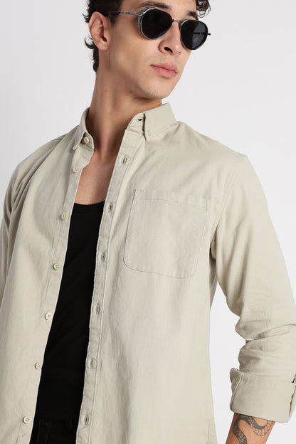 Everyday Essential Solid Shirt P Green